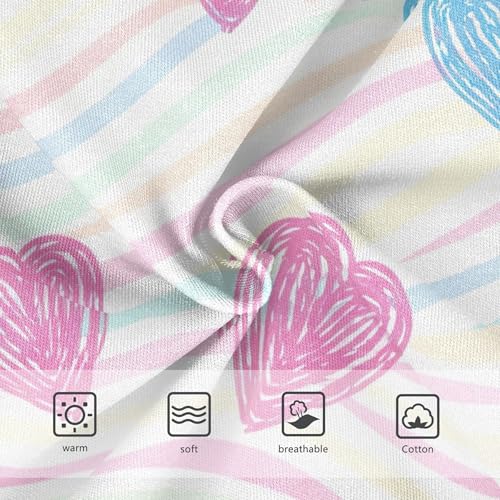 Pattern Toddler Girls Underwear 2t Cotton Girl Panties Cute Blue Pink Hearts Briefs Undies Kids3