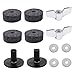 Abaodam 3pcs 12 1 Cymbal Replacement Accessories Kit Felt Washers Cymbal Felt Drum Supply Set