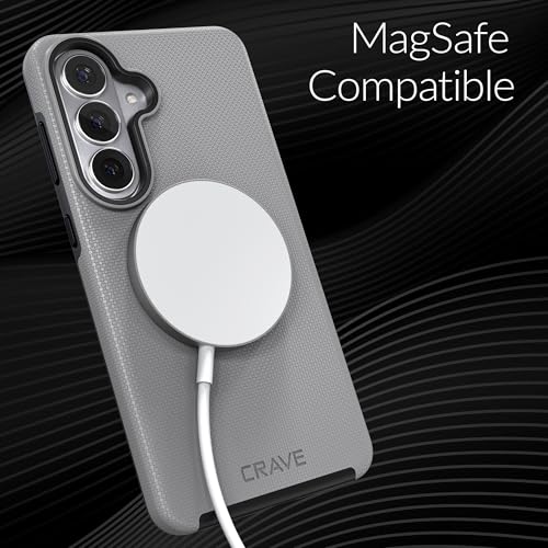 Image of Crave for Samsung Galaxy S26 Plus Case, Compatible with MagSafe Shockproof Protection Dual Layer Case for Samsung Galaxy S26 Plus (6.7 inch) - Slate