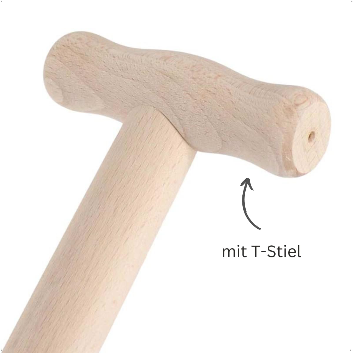 Rekord Damenspaten (Stahl, pulverbeschichtet) mit 85 cm T-Stiel aus Buchenholz, Arbeitsbreite 16 cm, Gewicht 1,6 kg, Gärtnerspaten, für leichtes Umgraben von schweren Böden