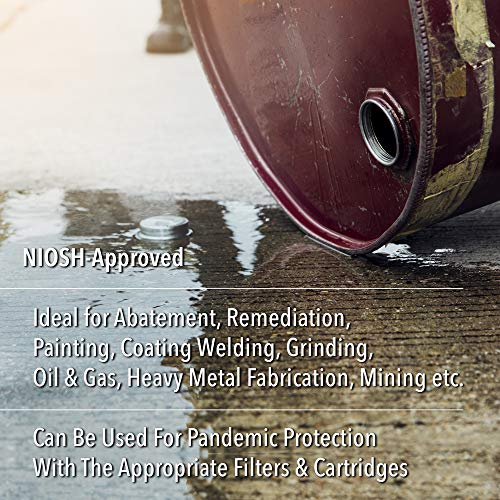 Honeywell North 5400 Series Niosh-Approved Full Facepiece Respirator, Small (54001S) #TOP6