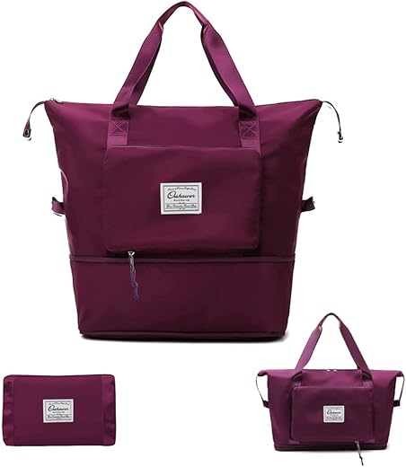 Expandable Travel Duffel Bag – Large Capacity