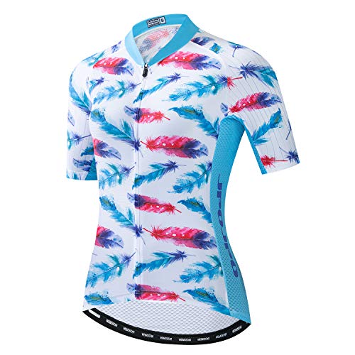 Maillot de cyclisme pour femme idéal pour les sorties estivales en montagne