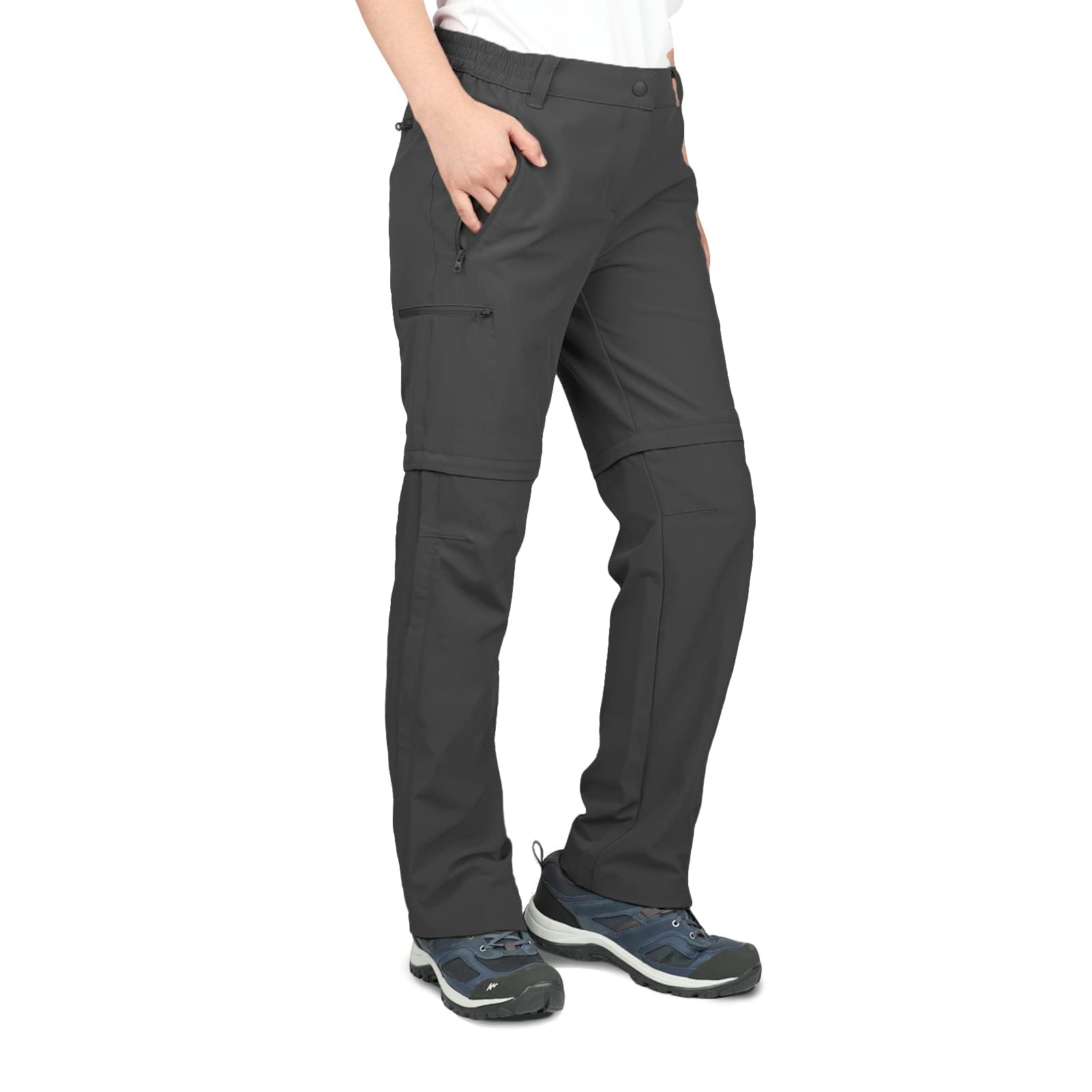 Women's Waterproof Hiking Trousers - Short Legs - View #13