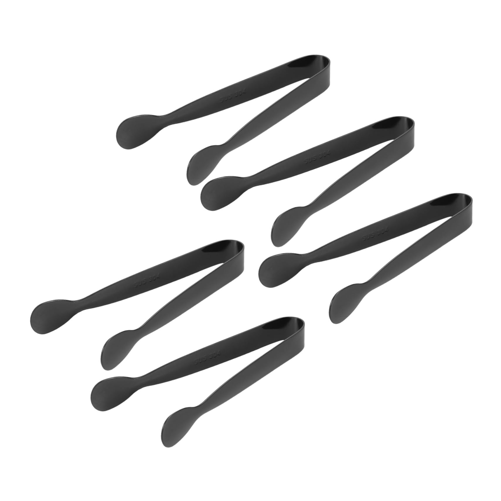 Cabilock 5pcs Elegant Ice and Sugar Cube Serving Tools for Bars Parties and Home Use Lightweight Versatile Food Clips for Snacks and Appetizers