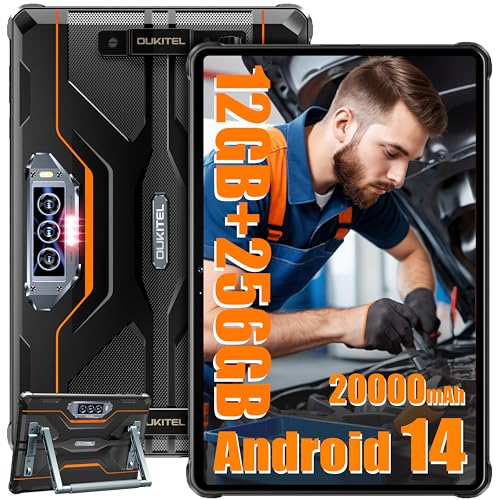 OUKITEL RT8 Tablet Rugerizada - 12GB+256GB 1TB, 20000mAh/33W, Tablet 11 Pulgadas, Android 13 IP68...