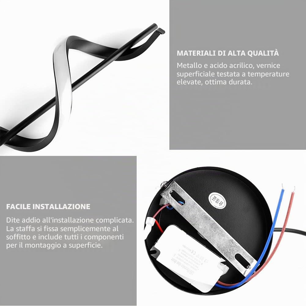 Lampada a sospensione minimalista, moderna lampada da soffitto per isola cucina in metallo LED, lampada a sospensione per illuminazione, lampada da tavolo per soggiorno, camera da letto, comodino