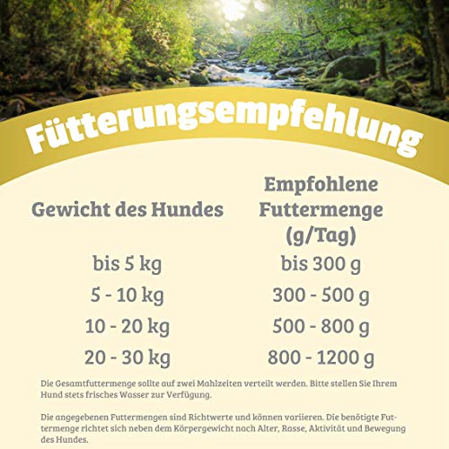 Hundeland Natural - Pferd + Pastinake - 6 x 800 g - getreidefreies Hundefutter - Nassfutter für alle Hunderassen - viel frisches Fleisch - artgerecht & besonders gut verträglich