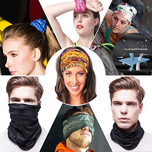 Seamless Face Mask| Bandana for Dust| Headband | Magic Scarf| Head Wrap| Windproof Neck Warmer| Neck Gaiter| Balaclava| Headwear | Animal Sweatband For Music Festivals, Raves, Outdoors (gorilla)