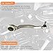 DRIVESTAR 2213306311 2213306411 Front Lower Control Arms for Selected Mercedes Benz CL550, CL600, CL63 AMG, CL65 AMG, S400, S550, S600, S63 AMG, S65 AMG