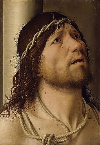 Tableau Antonello da Messina Christus an der Martersäule impression toile 60x90cm