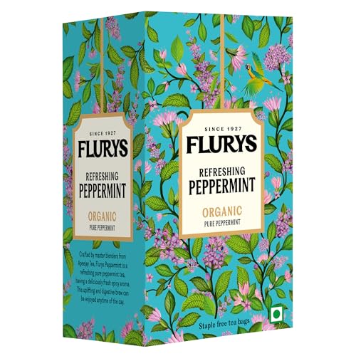 Ty-phoo Flurys Refreshing Organic Peppermint 20 Tea Bags, 24 Gram...