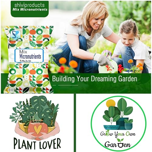 Image of Plant Wonder Micronutrient mixture with Copper, Magnesium, Zinc, Iron, Molybdenum and Boron | Complete plant health (200 gm)
