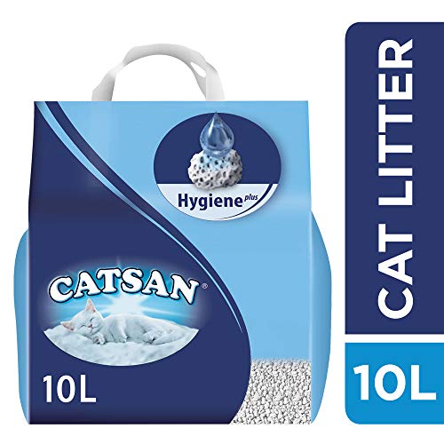 Catsan Hygiene Plus Arena Absorbente para Gatos - 10 l