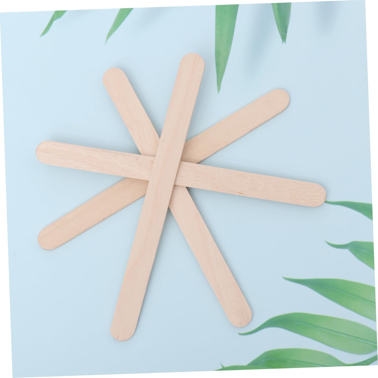 CALLARON 150pcs Hair Removal Wooden Stick Waxing Spatulas for Hand Feet Body Eyebrow Safe for Wax