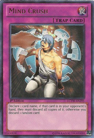 Amazon.com: Yu-Gi-Oh! - Mind Crush (LCYW-EN295) - Legendary Collection 3:  Yugi's World - Unlimited Edition