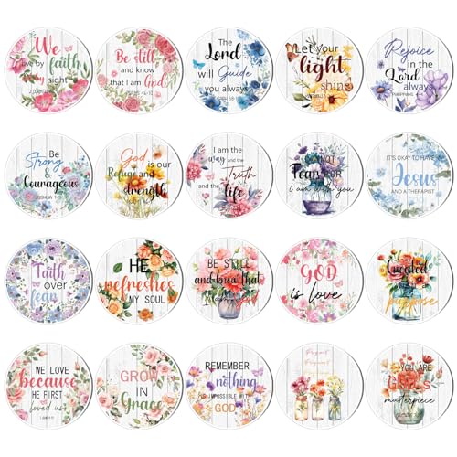 Set de imanes decorativos con versículos bíblicos 20 piezas