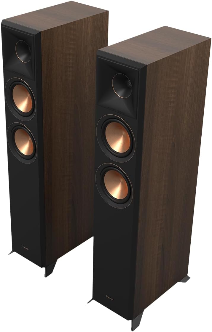 Klipsch Reference Premiere RP-5000F II Walnut Floorstanding Speaker, Pair