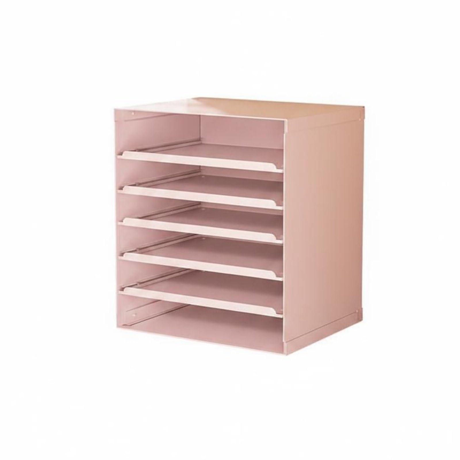 Baoblaze Cassetto Organizer da Scrivania Cassettiera per Cancelleria E Perline Forte E Stabile in Acciaio al Carbonio Adatto per Hobby, Rosa Ciliegio