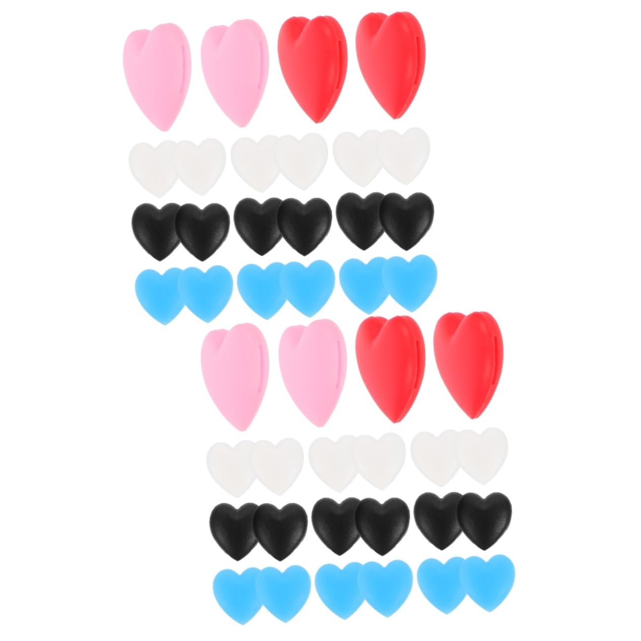 TOVINANNA 2sets Love Non-Slip Ear Hook Eyeglass Glasses Ear Grip Portable Glasses Retainer Glasses Anti Slip Ear Grip Convenient Glasses Holders Glasses Anti-Skid Glasses Hook 15pairs*2