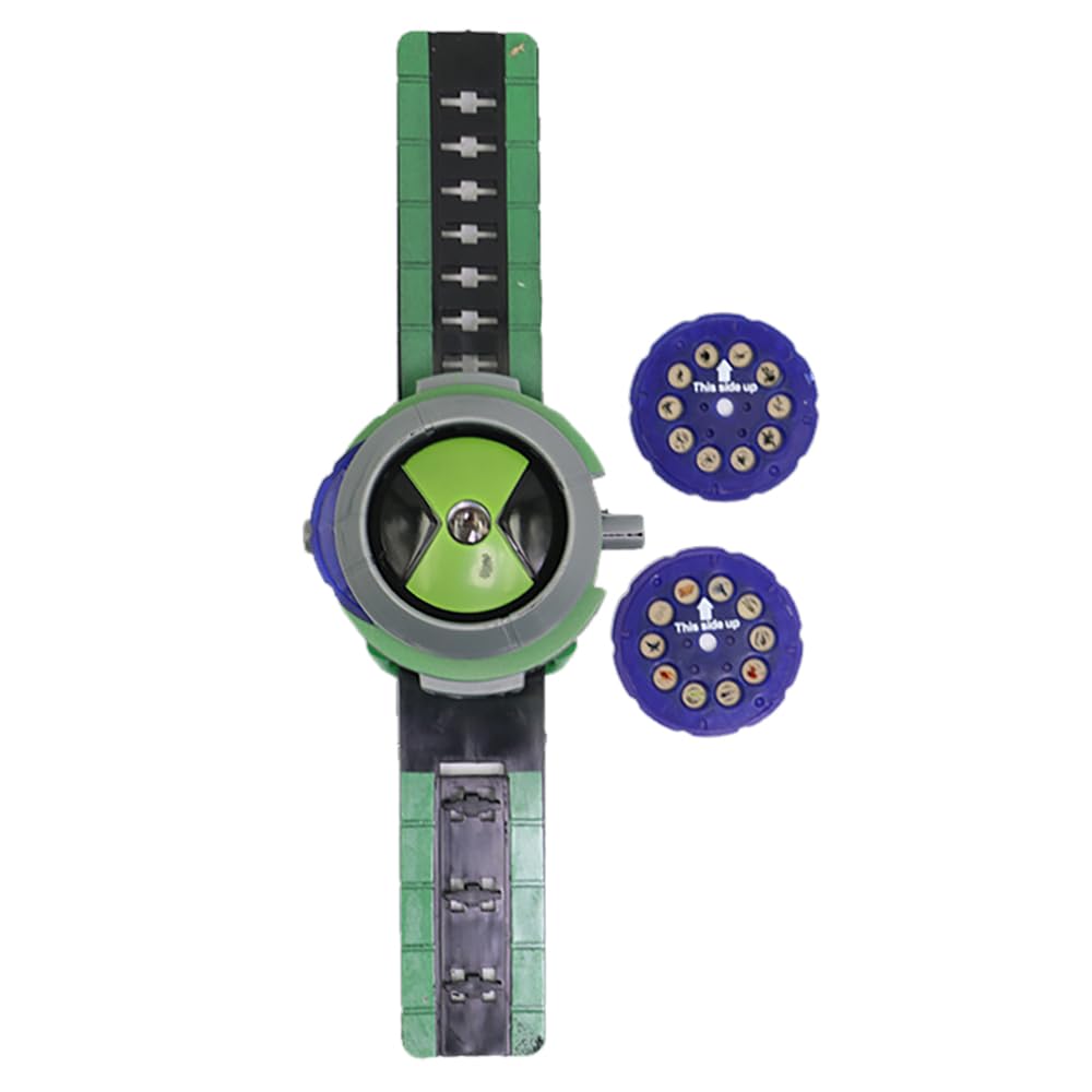 Alien Hero Watch Toys, Projector Watch with 30 Cartoon Characters Images as Kids Boys Birthday Halloween Action Figures Model Toy for Kids Party Supplies