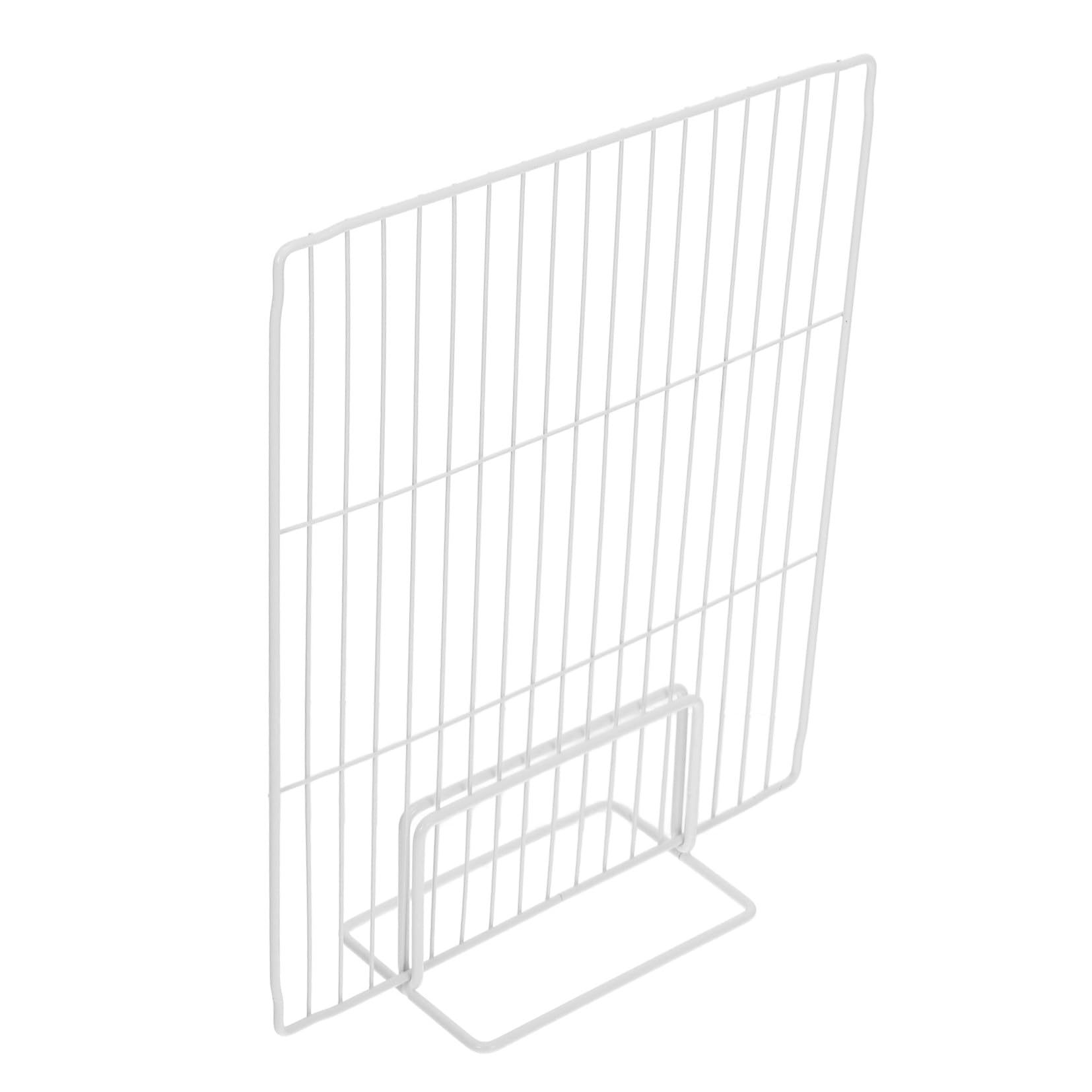 HOMSFOU Divisor para Congelador de Hierro Resistente 28x36 Cm, Organizador de Espacios para Refrigerador y Congelador, Estante de Repuesto para Almacenamiento en Cocina y Supermercado