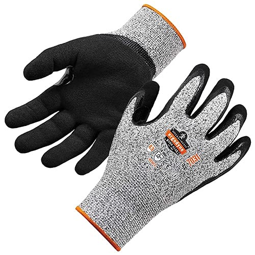 ProFlex 7031-CASE Nitrile-Coated Cut-Resistant Gloves - Nitrile Coating - Medium Size - Gray - Cut R