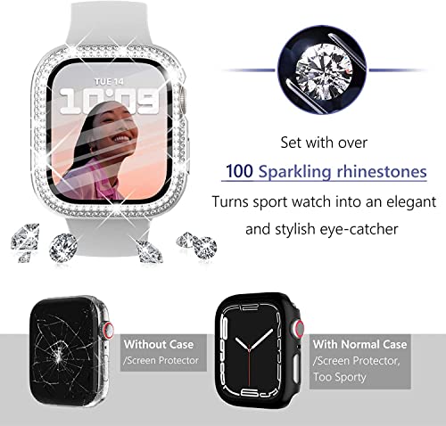 WINGLE Compatible with Apple Watch Screen Protector 40mm SE 3 2 1/ Series 6 5 4 - Image 2