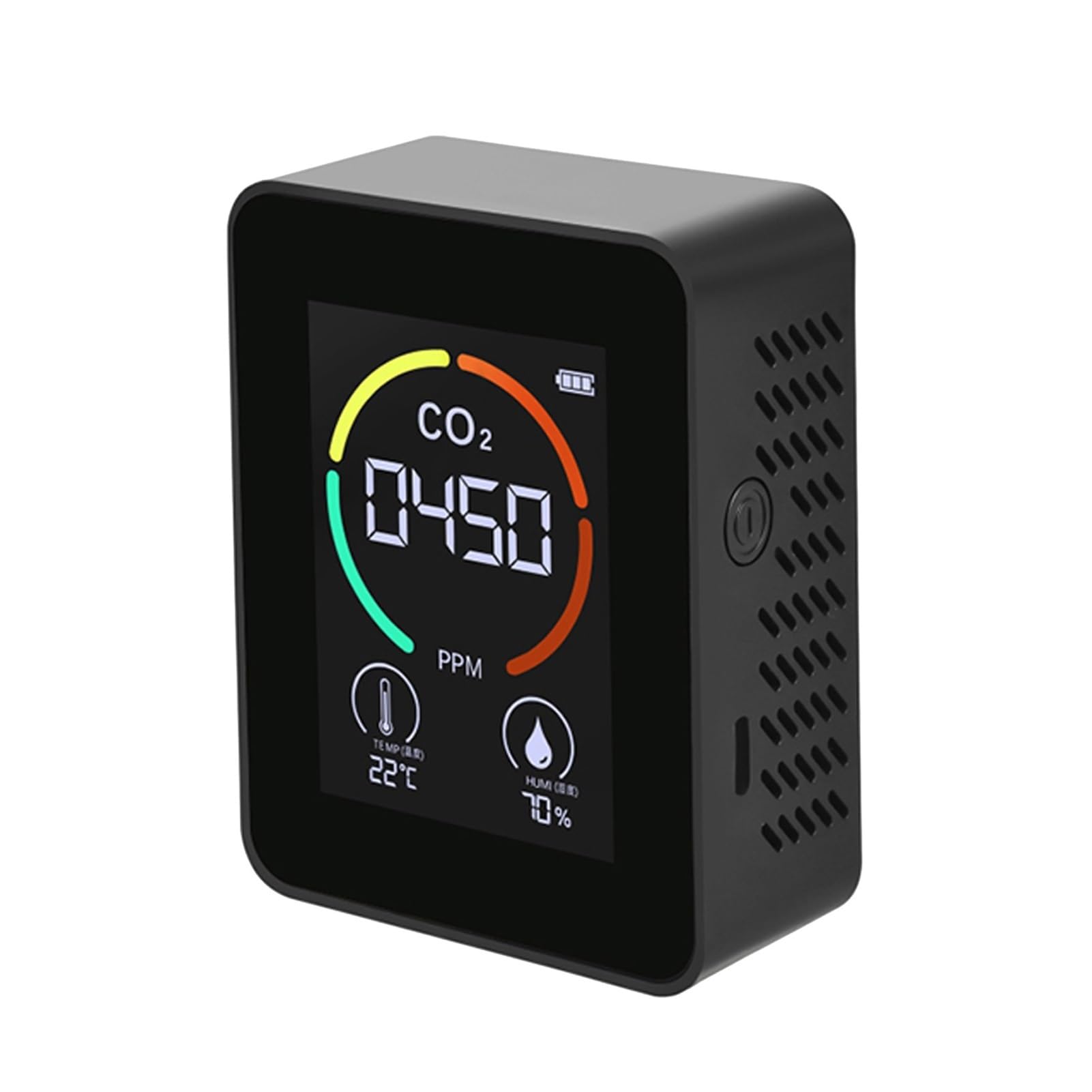 Contador de partículas de polvo profesional Monitor portátil de calidad del aire, probador de temperatura y humedad, Detector de CO2, aulas, restaurantes, Monitor de CO2, Detector de calidad del aire