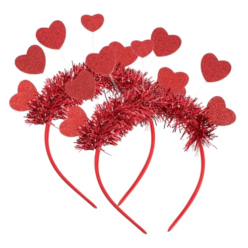 Ornements décoratifs pour cheveux paillettes et bandeaux Saint-Valentin