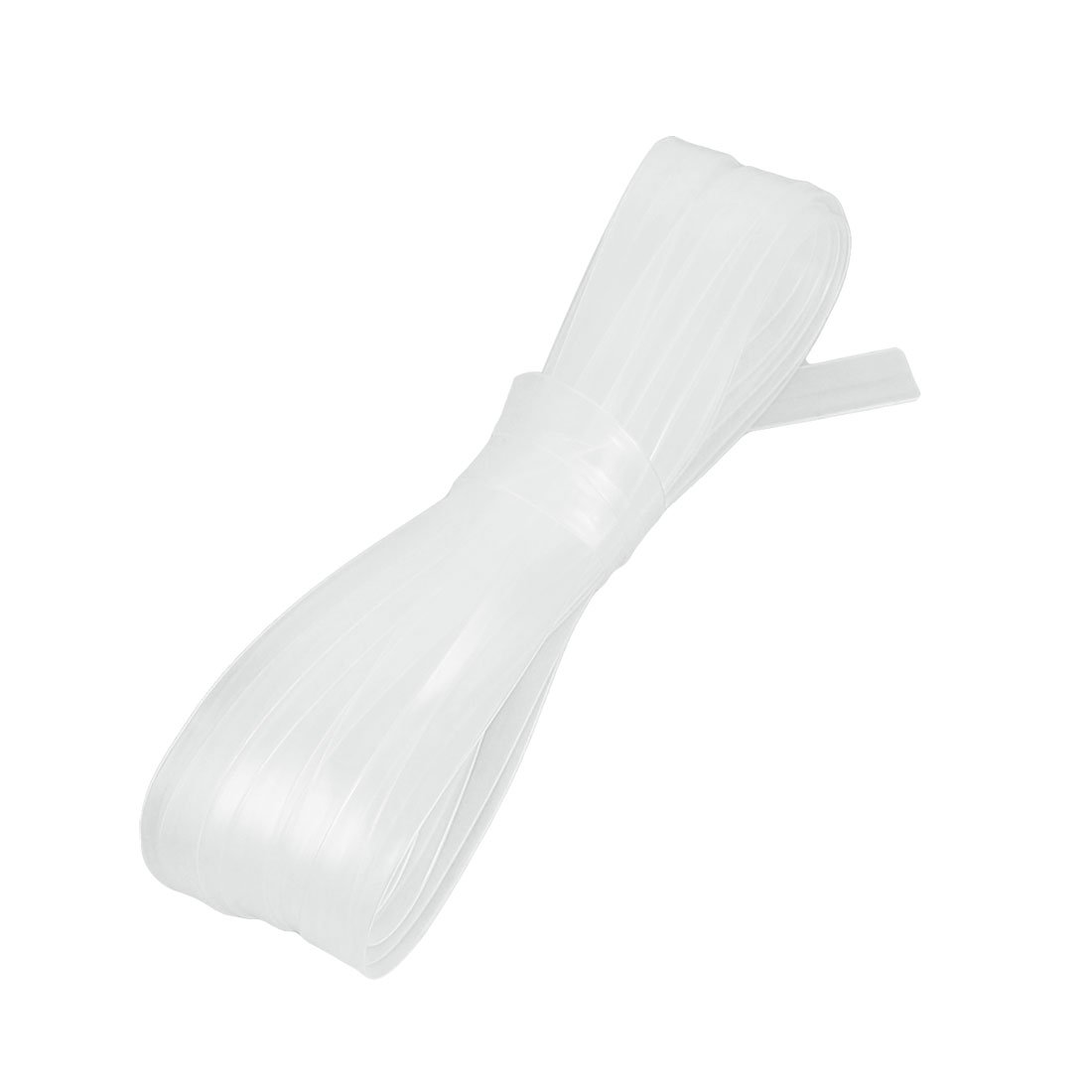 Sourcingmap Rate 2:1 8mm Dia Clear Polyolefin Heat Shrinkable Tube 8M 26.2Ft