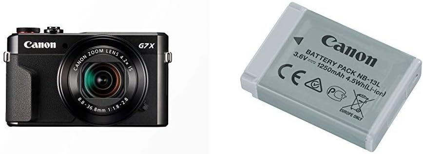 Canon PowerShot G7 X MARK II Fotocamera Compatta Digitale da 20.1 Megapixel, Wi-Fi, Nero/Antracite Canon PowerShot G7 X MARK II Fotocamera Compatta Digitale da 20.1 Megapixel, Wi-Fi, Nero/Antracite