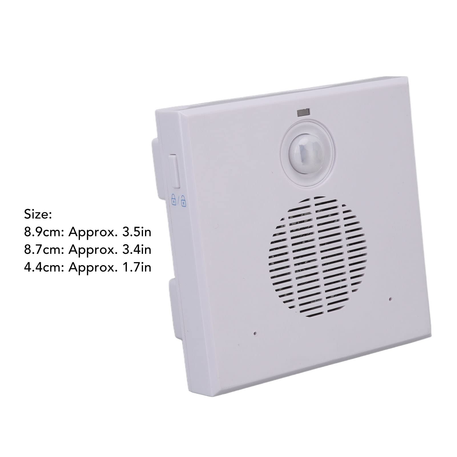Sensor de movimiento de infrarrojo, Sensor de movimiento de la puerta del sensor de movimiento Volumen de inducción de infrarrojos Alarmas de entrada ajustables para el almacén bancario Enterprise