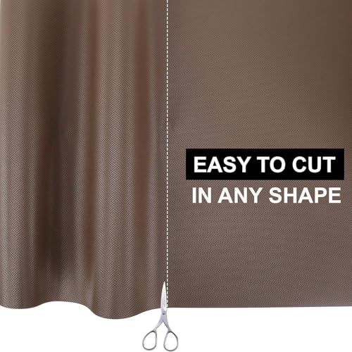 Image of Crasts Multipurpose Super Strong EVA Anti-Slip Kitchen Mats for Cupboard | Washable Shelf Liners for Kitchen Shelves, Cabinet Placemats (Brown, 45W x 300L cm (3L m))
