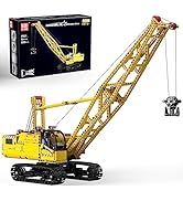 Mould King Crawler Crane Building Sets Toy, Electric Construction Crane Toy Building Blocks Toy w...