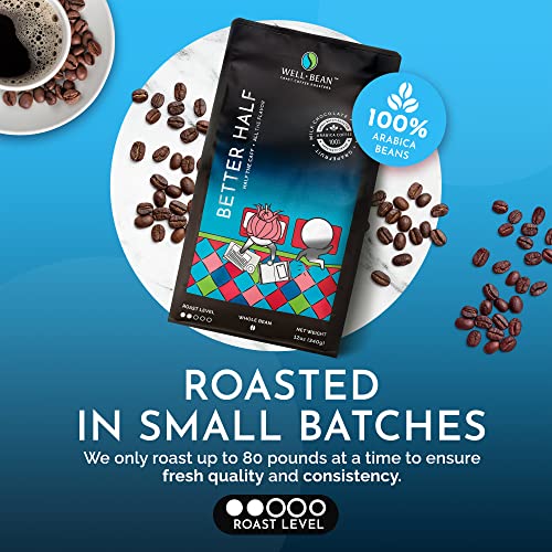Well-Bean Coffee Better Half Light Roast 12 oz Grano miniatura 3