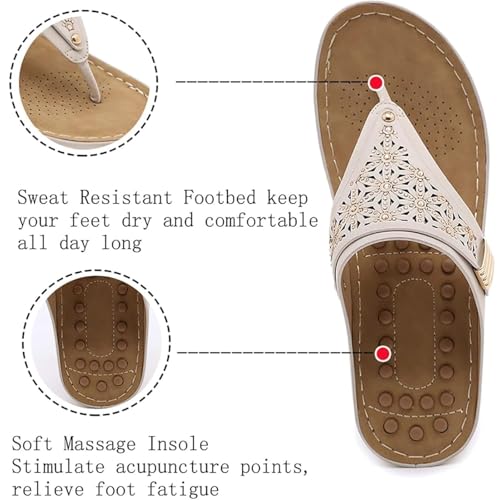 Avylays Orthopedic Sandals for Women, Avy Lace Breathable Mesh Sports Sandals with Non-slip Sole for Beach4