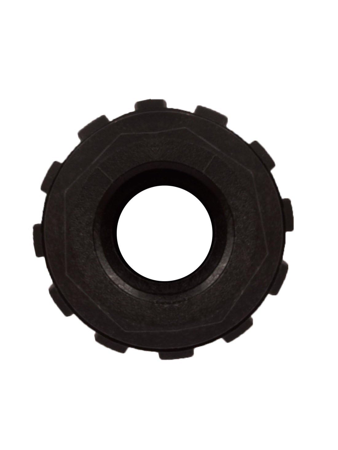 Jardin202 - Enlace Rosca Hembra de Polietileno para Tubería de Riego por Goteo - Varias Medidas | 90mm x 3" (Pack 10 uds)