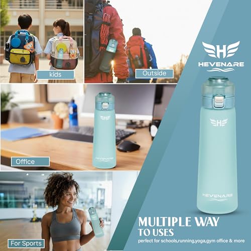 مراجعة Air Up: زجاجة ماء 650 مل مع 7 كبسولات نكهة وحامل — مانعة للتسرب للأطفال والرياضة (Gradient Sky Blue) - الصورة 7