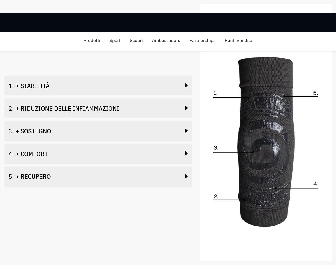 FLOKY Elbow Support gomitiera biomeccanica. Multisport. Stabilizza il gomito. Riduce le infiammazioni articolari ed il recupero. Protegge tendini e muscolatura. Design ergonomico. Nera. (L/XL)