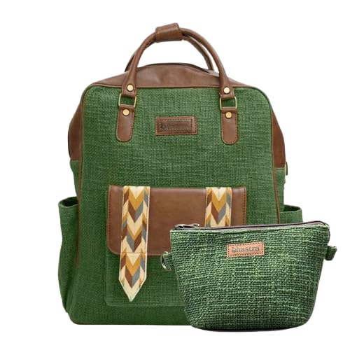 bhastra Big Backpack | Cotton Handloom | Laptop | Casual | Travel | College Bag For Men & Women | Ethically Sourced, Lightweight & Comfortable for All-Day Carry-picture-23