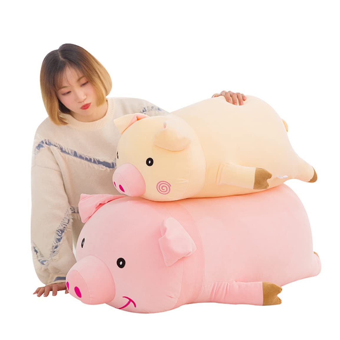 Amazon｜[LSDZW] 柴豚 ぬいぐるみ おもちゃ ブタ 人形 可愛い 萌え萌え