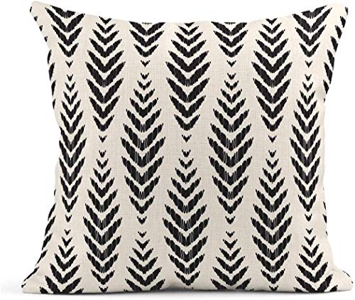 ArtSocket-Set-of-4-Throw-Pillow-Covers-Ikat-Tribal-and-Boho-Bohemian-Black-Ethnic-Herringbone-for-Ideas-Decor-Linen-Outdoor-Pillow-Cases-Home-Decorative-Square-26×26-Inches-Pillowcases ArtSocket Set of 4 Throw Pillow Covers Ikat Tribal and Boho Bohemian Black Ethnic Herringbone for Ideas Decor Linen Outdoor Pillow Cases Home Decorative Square 26×26 Inches Pillowcases