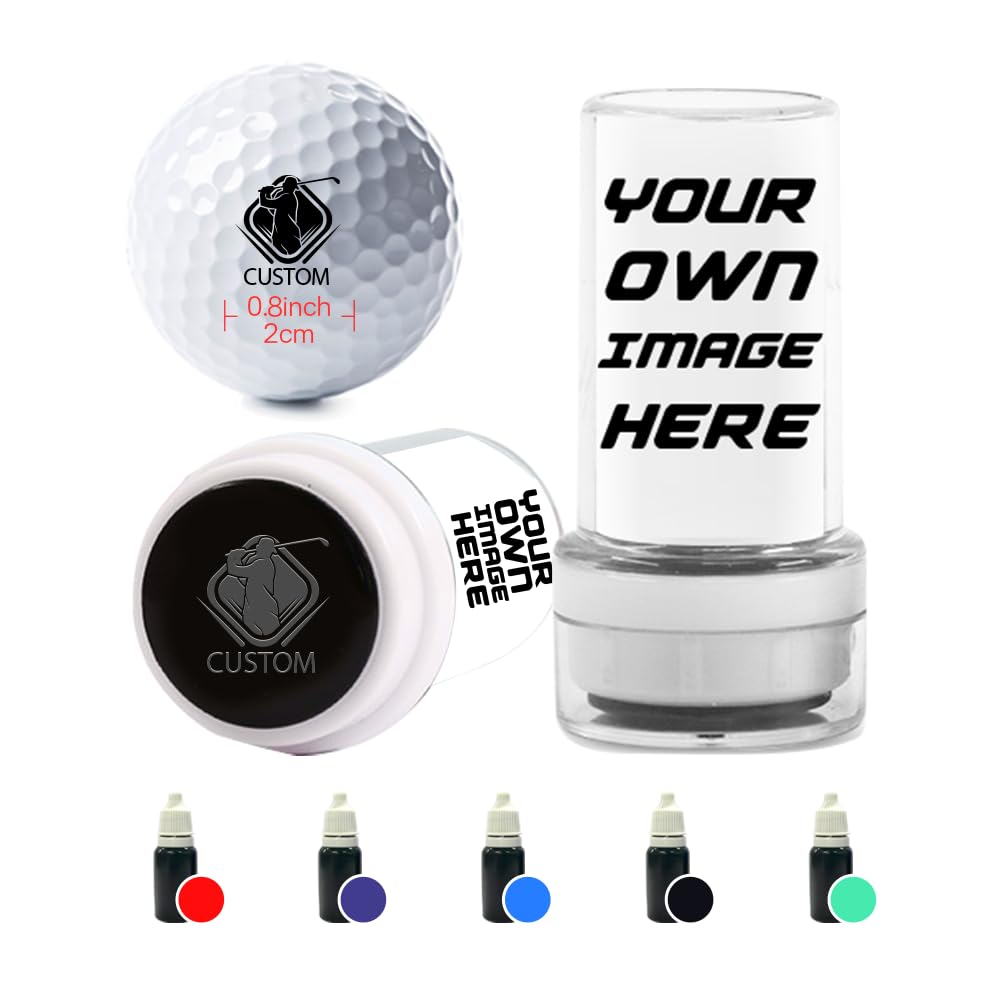 ORYG Custom Golf Ball Stamps with Personalized Name Graphics,Reusable Golf Ball Waterproof Marking Tool,Funny Golfer Gifts,Golf Accessories. (Create Your Own)