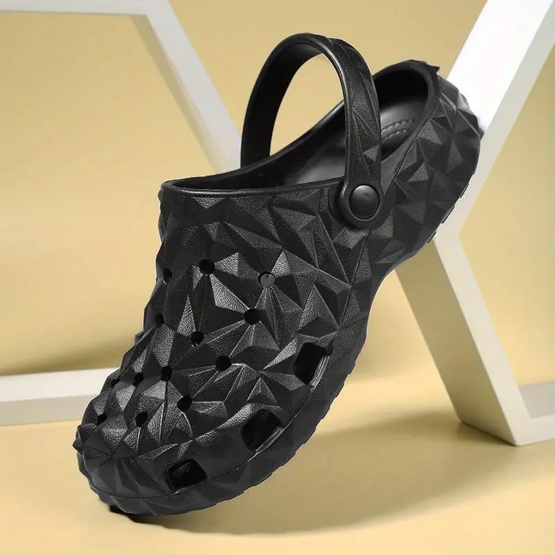Image of Men's Lightweight Classic Clogs Sandals with Adjustable Back Strap Stylish & Anti-Skid Waterproof & Everyday Use Mules for Men's & Boy's