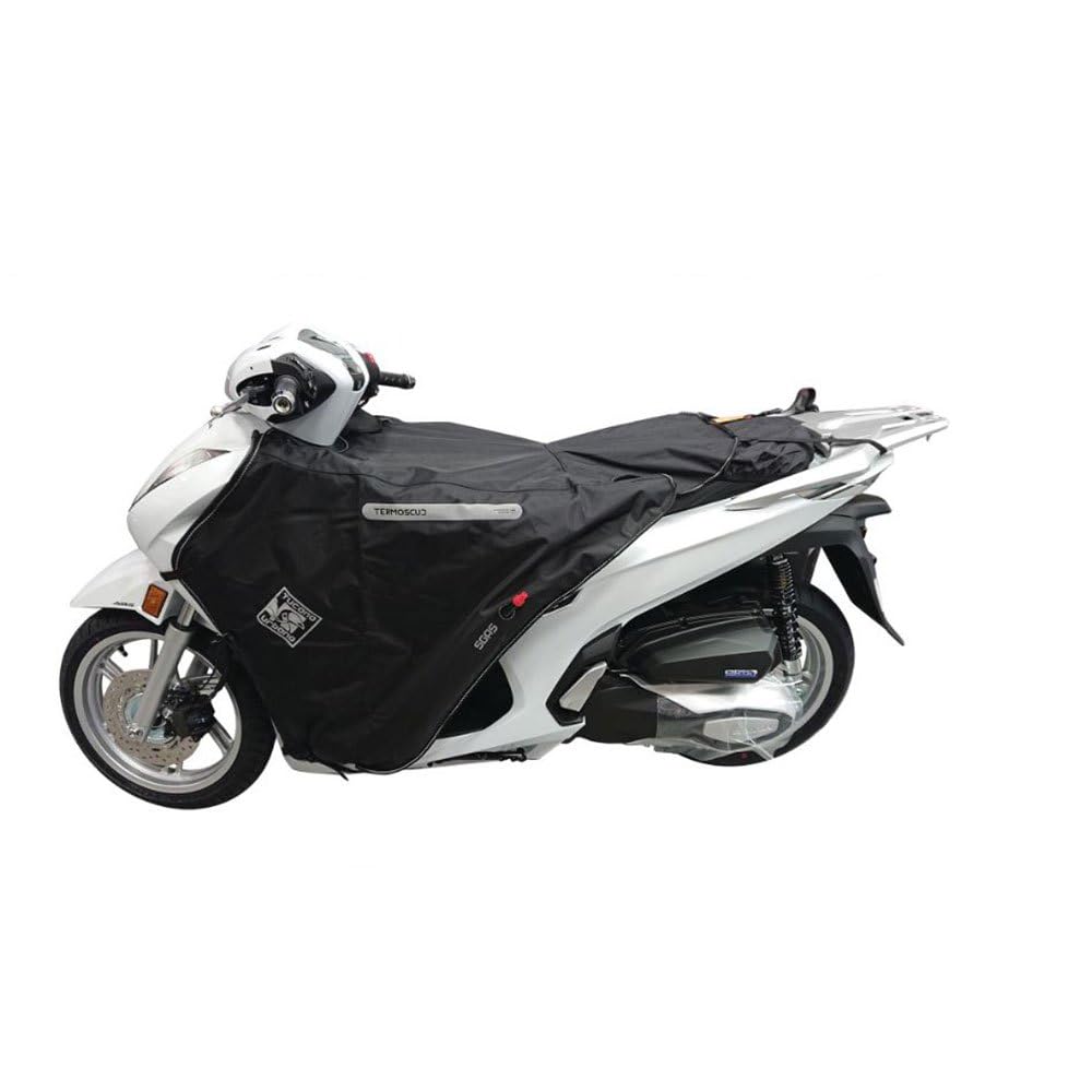 Tucano Urbano coprigambe per scooter Termoscud® R222 per Honda SH 350. L'originale termoscudo scooter, brevetto anti sventolio S.G.A.S. Triplo strato HYDROSCUD a tenuta stagna. Termico. Certificato CE