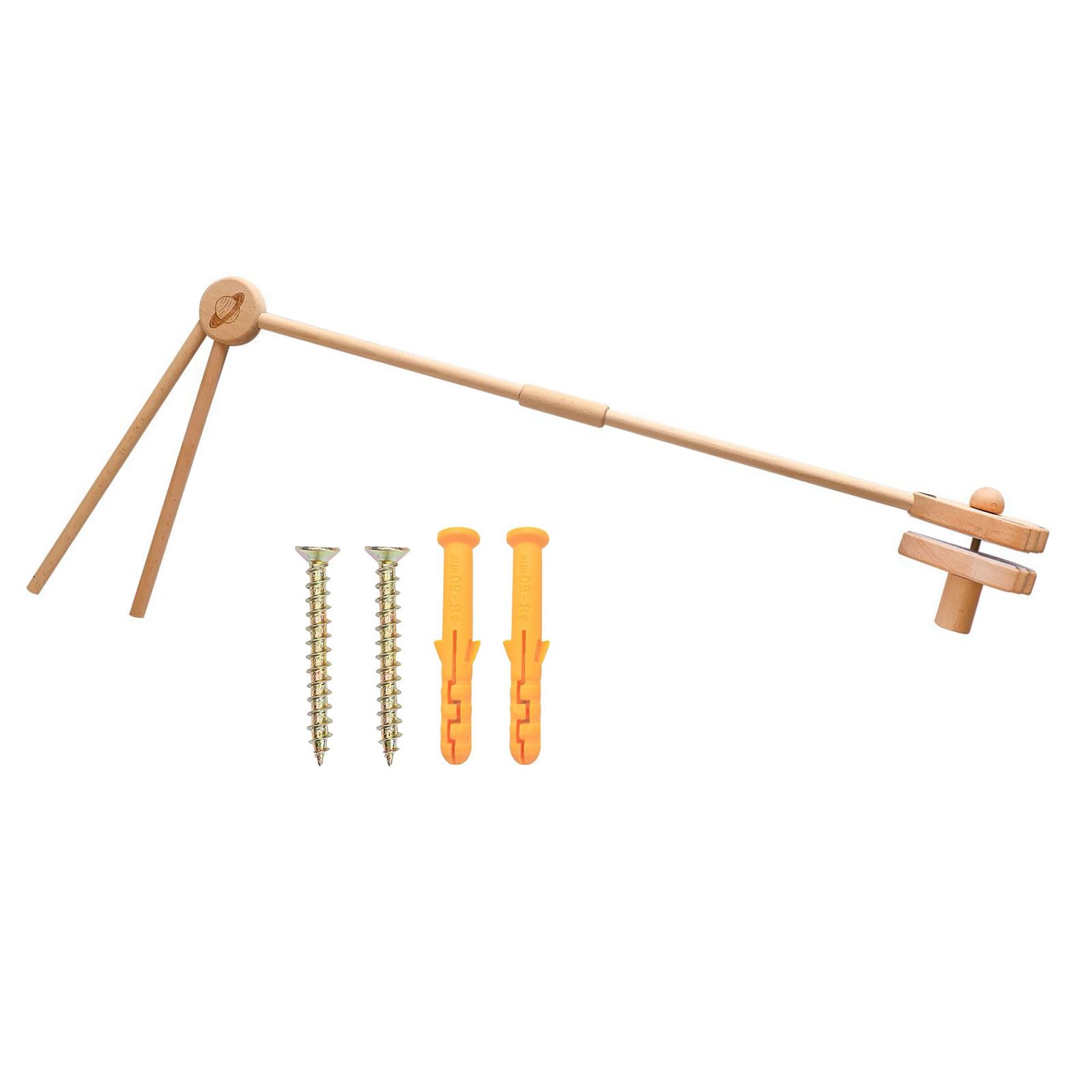 Supporto in Legno per culle per giostrine e campanelli da Letto, Regolabile per Uso nella cameretta Supporto in Legno per giostrine
