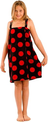 Miniatura 5 de Toalla envolvente de spa para niñas y niñas grandes y pequeñas, envoltura corporal, piscina, playa y ducha, verde manzana, pequeña