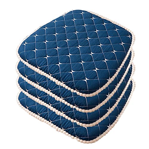 Cojines para sillas de comedor antideslizantes que mejoran el confort con lazos firmes 45 cm 2
