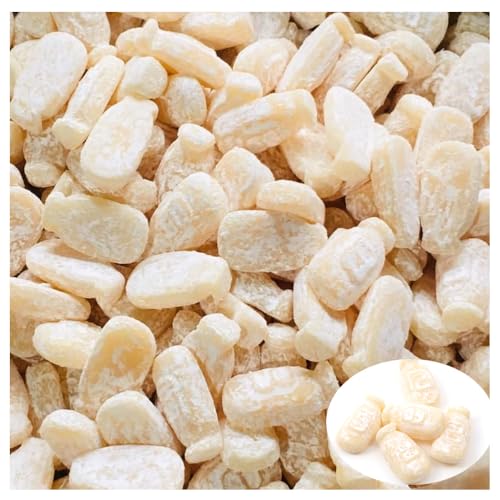 Retro Milk Bottle Shaped Dusted Gums Milky Pick n Mix Bulk Sweets - Brt (1Kg)